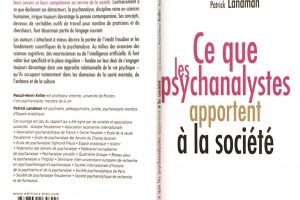 Publication du livre: Ce que les psychanalystes apportent à la société